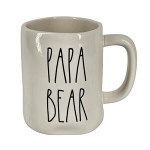 RAE DUNN ARTISAN COLLECTION "PAPA BEAR" CERAMIC MUG – 12OZ – BY MAGENTA
